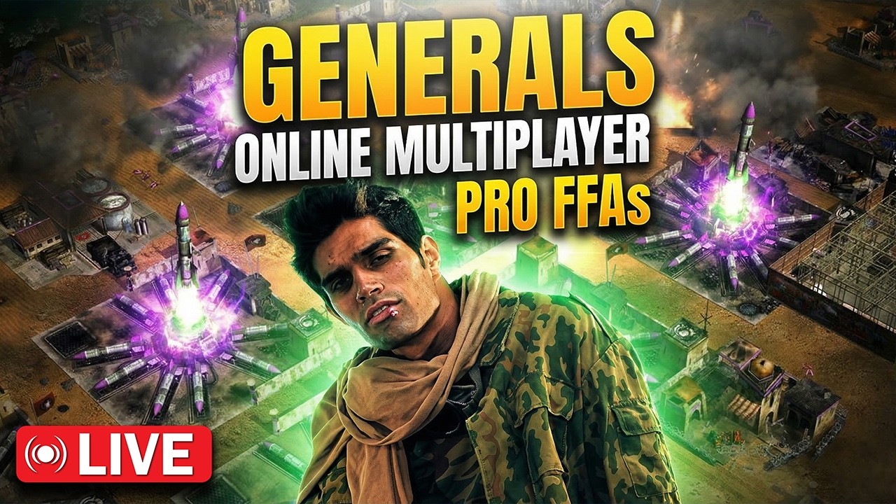 LIVE 🔴 | Pro Free For Alls | Command & Conquer ZH