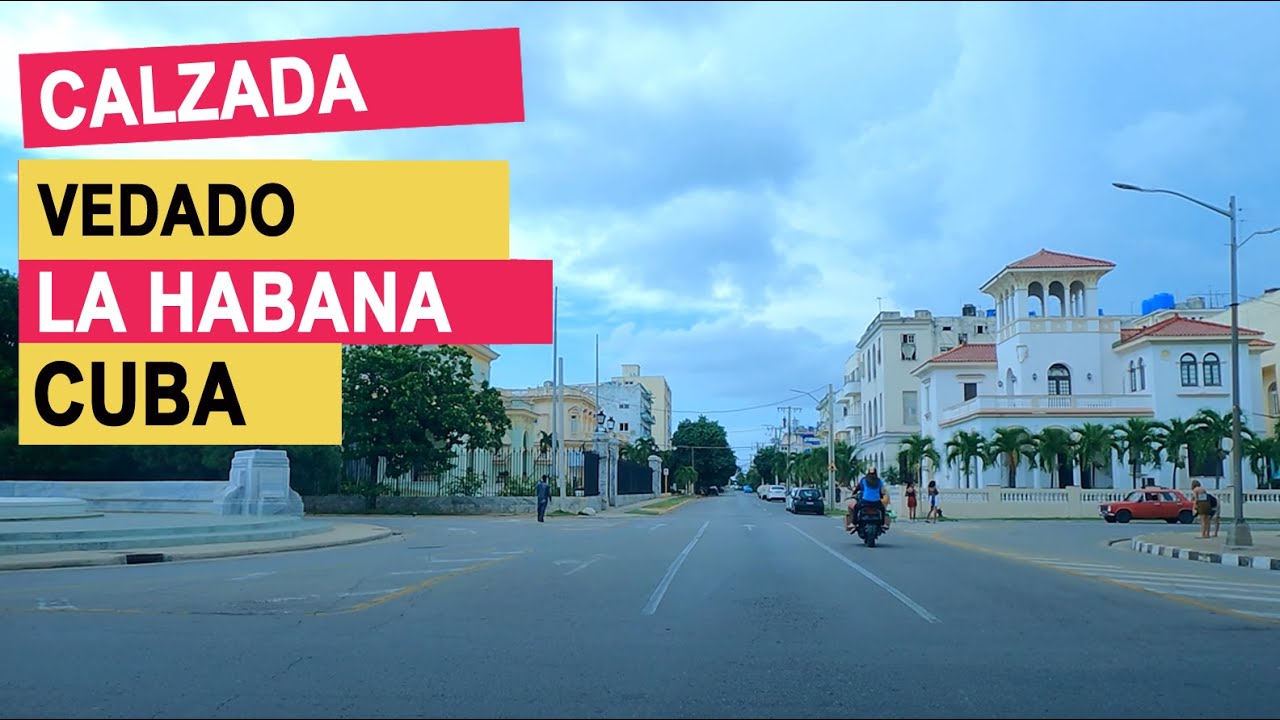 Video del Vedado #3. Manejando el Vedado de Calzada a Avenida de los Presidentes, Habana Cuba
