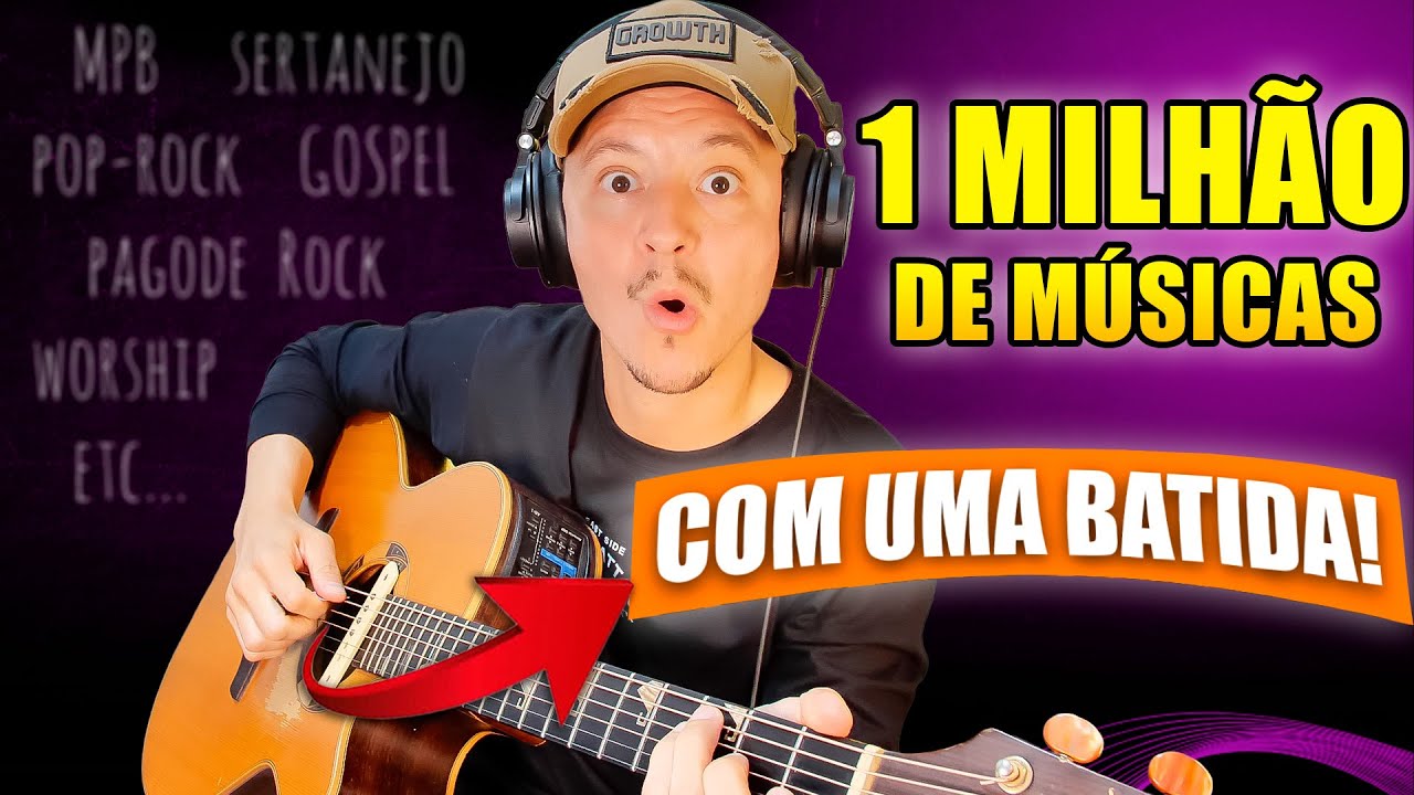 A Batida MAIS USADA DO BRASIL 🇧🇷 (Batida Coringa Violão)