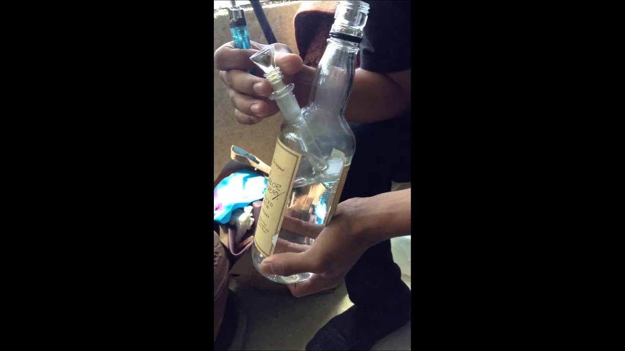 Sailor Jerry's Spiced Rum Homemade bong