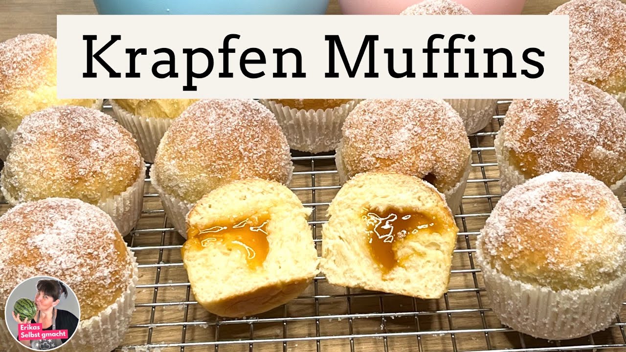 Fasching -Krapfen in der Muffinform gebacken im Backofen