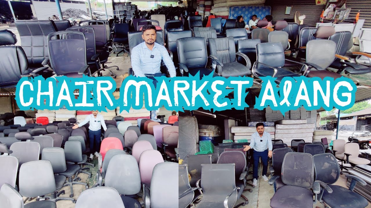 Alang Chair Market |Alang Mattress |Office chair | Mukesh Vlogs