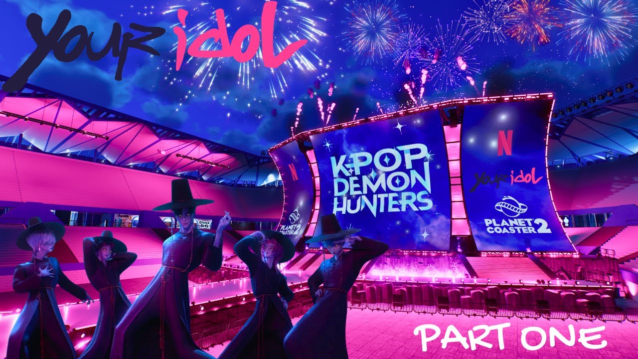 'Your Idol' FULL PERFORMANCE: K-pop Demon Hunters Concert Live in @PlanetCoaster Part One