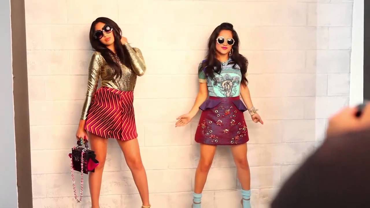 Behind the Scenes of Jasmine V & Becky G's February 2014 Cover Shoot