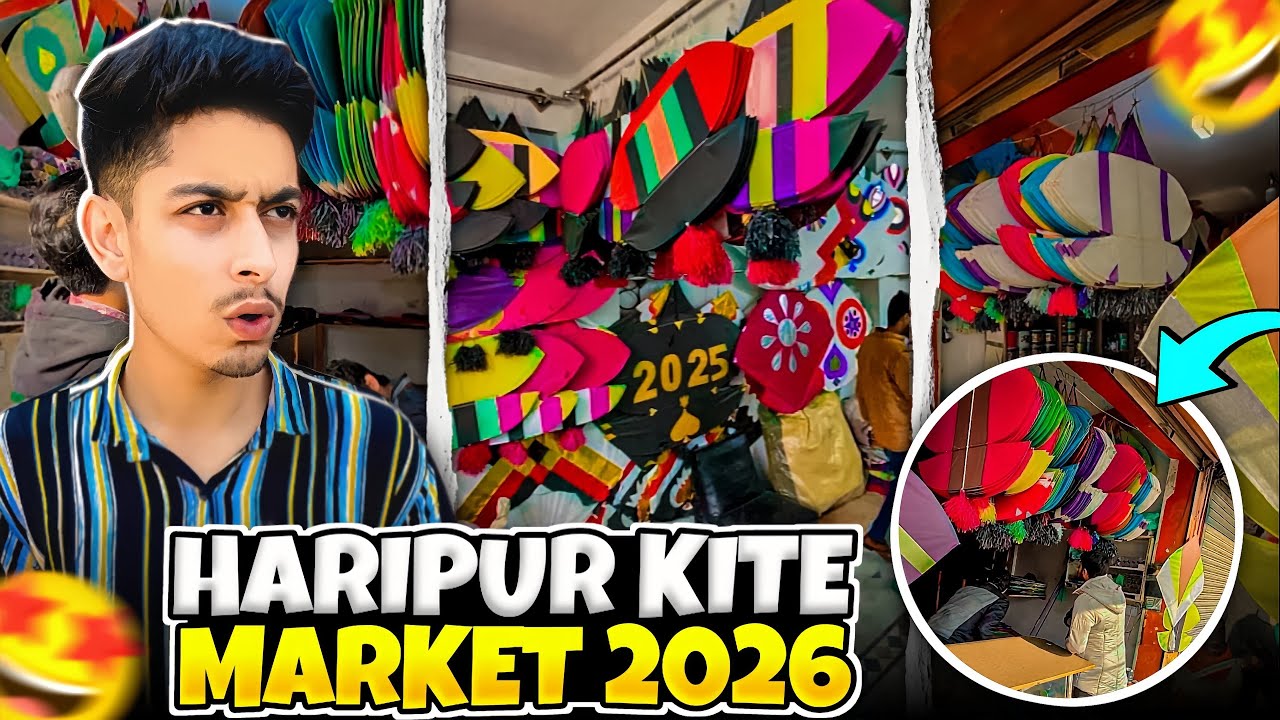 Haripur Kite Market 🤩 Wholesale Kite Market 🪁 itni Zaida Kites 😱 Basant 2026 Stash 😍 Indian Kites 🪁 