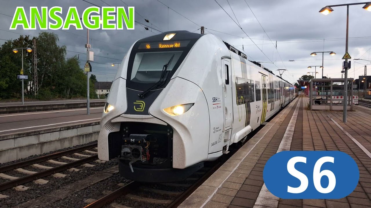 [S-Bahn Hannover] Ansagen der S6 Hannover Hbf - Celle (Mireo Smart)