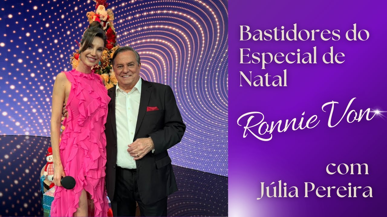 Música e famosos no Especial de Natal Ronnie Von