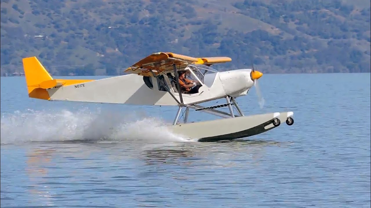 Seaplane pilot - first flight on water: Zenith CH 750 on Zenair amphibious floats