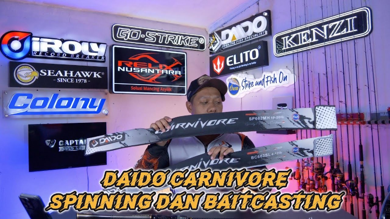 TERBAIK . . . PENANTIAN PANJANG BAGI PENCINTA CASTING. SPEC SULTAN HARGA KETAN | DAIDO CARNIVORE