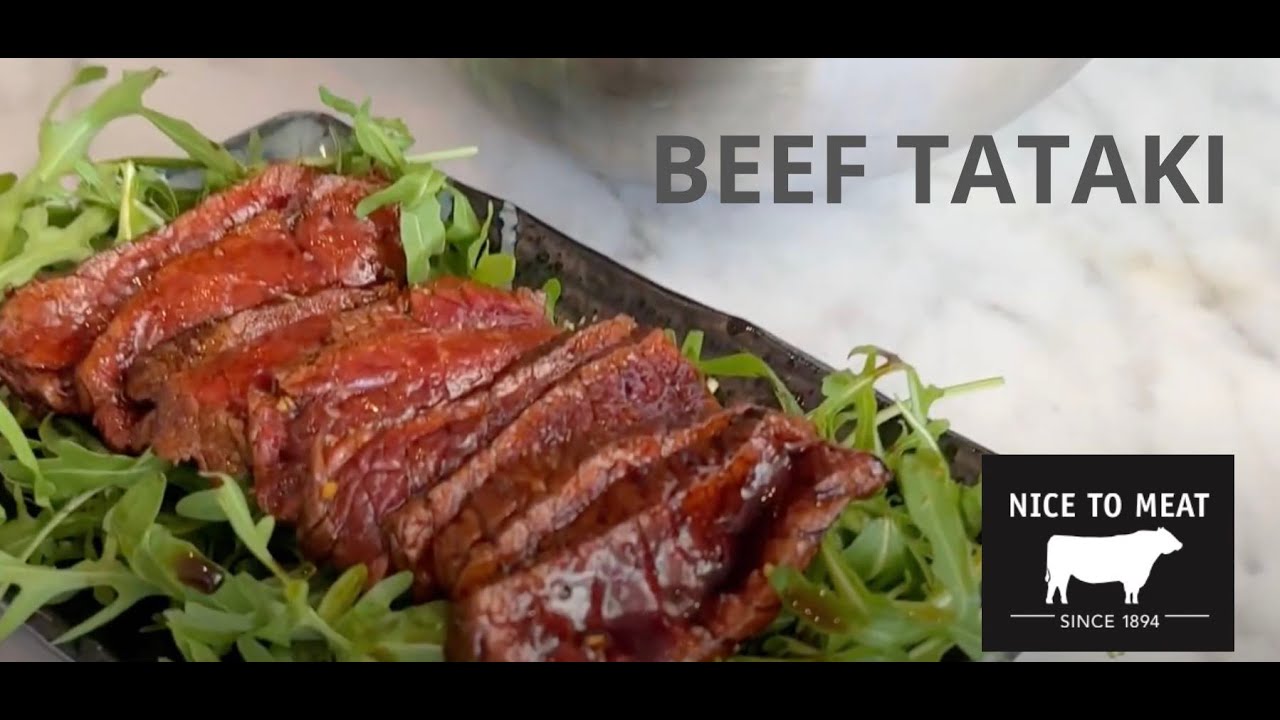 BEEF TATAKI MET CREEKSTONE KOGELBIEFSTUK