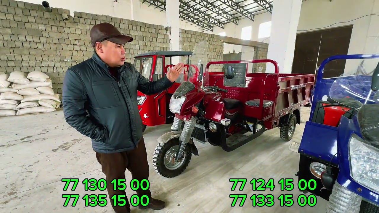 Elektron YOUGO(500kg) motosikl dastavka jarayoni