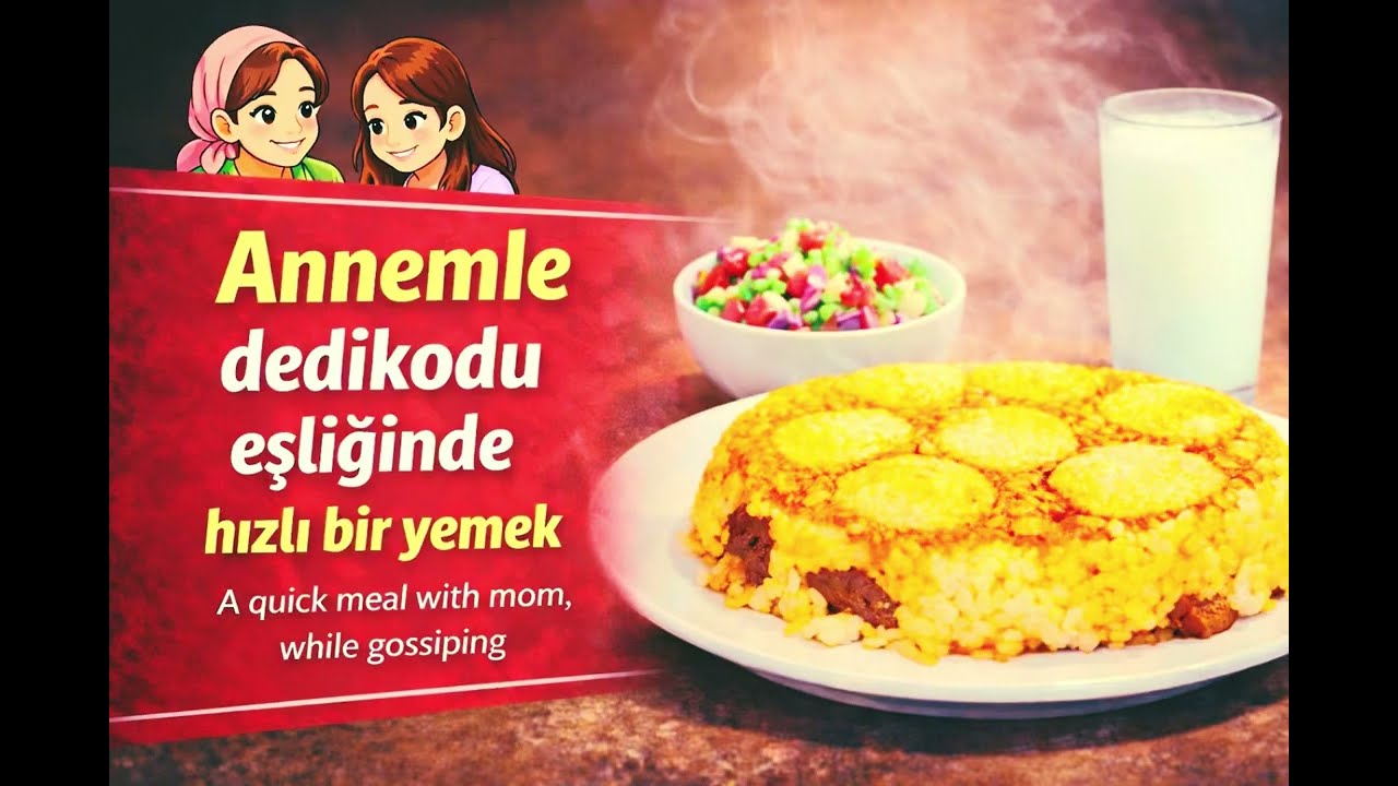Hafta sonları annemle dedikodu yapar, bu yemeği pişirirdik. Eskiden ne güzeldi…
