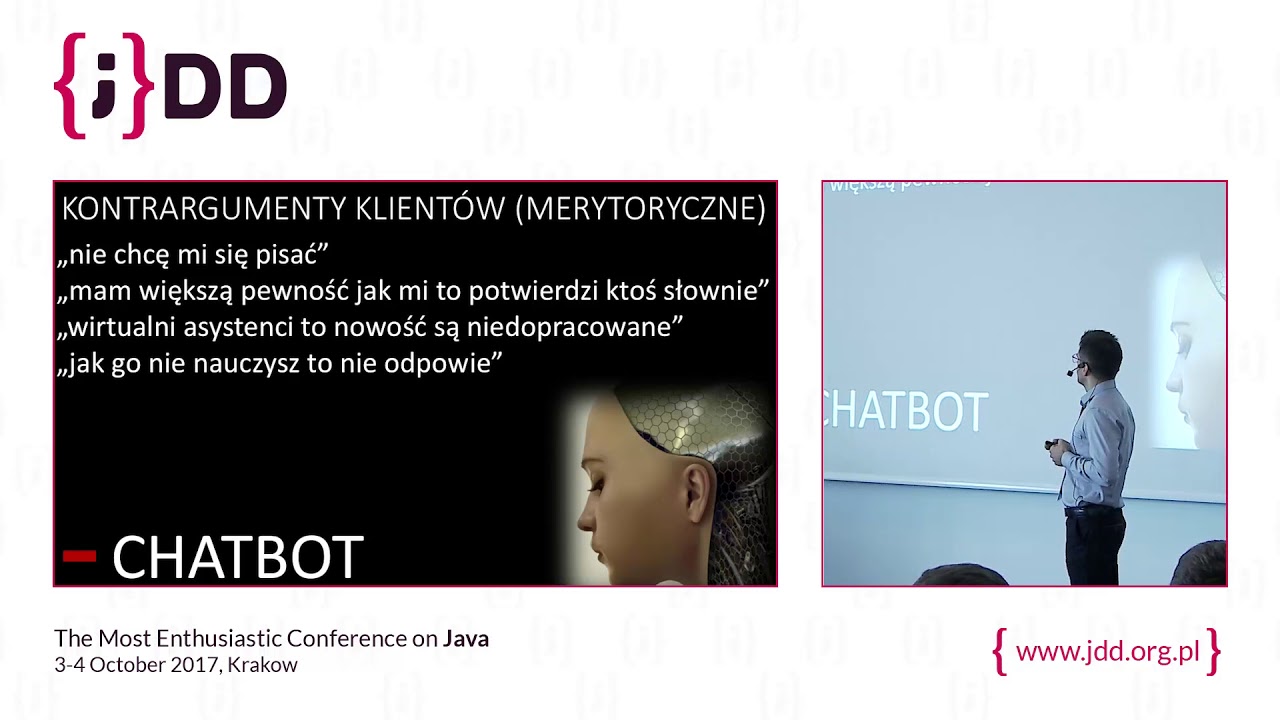 JDD 2017: Chatboty - nasi rozmówcy dziś i jutro (Przemysław Hojnacki)
