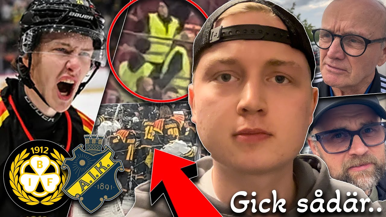 Premiär & KAOS på läktaren!! - Brynäs vs AIK