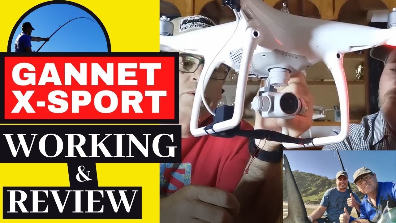 Gannet XSport dropper Review and how to video (release clip for drone fishing)