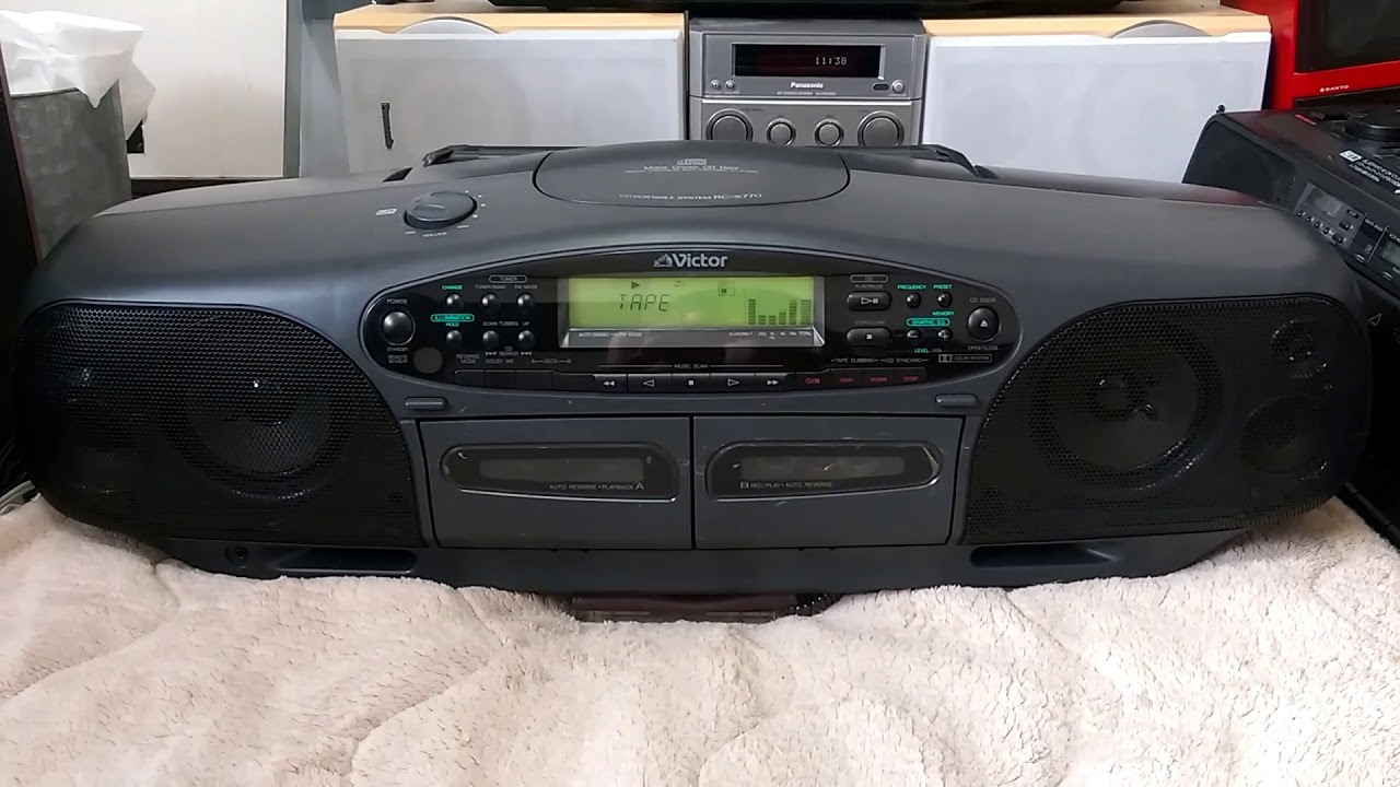 Victorのバブルラジカセ