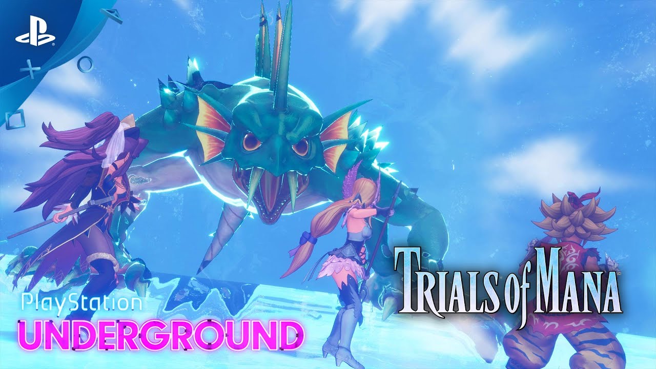 Trials of Mana - Fiegmund Boss Battle | PlayStation Underground