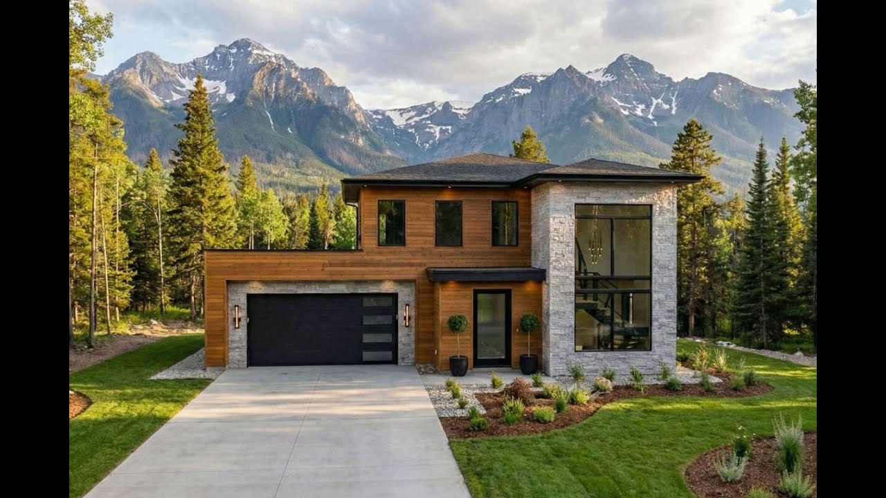 Modern House Virtual Tour | 2-Stories & 2-Car Garage | Plan 963-01258