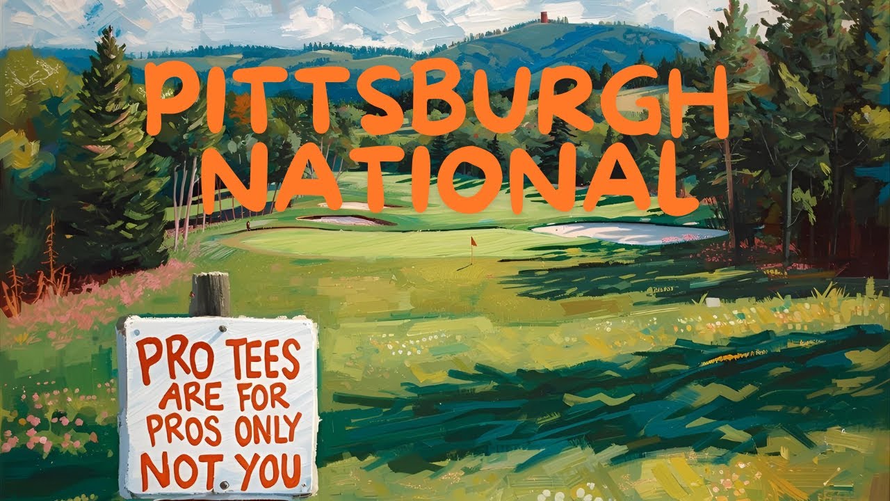 18 Holes at Pittsburgh National from the pro tees.