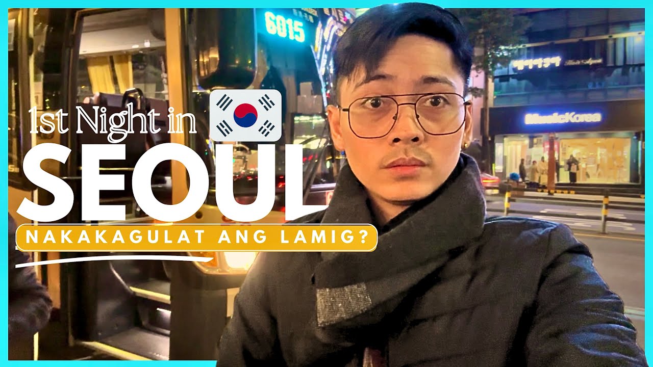 FIRST TIME IN SOUTH KOREA 🇰🇷 | Incheon Airport to Myeongdong | Winter in Seoul | JEZZDOIT