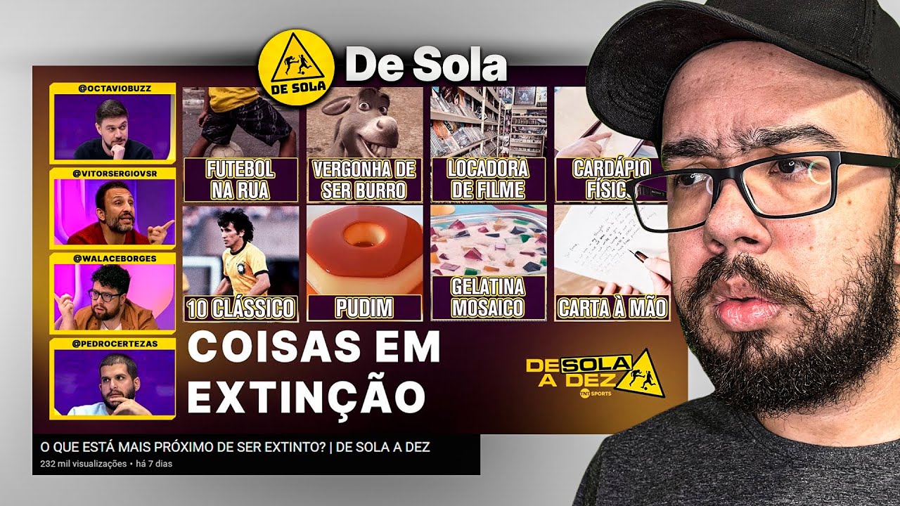O QUE EST&Aacute; MAIS PR&Oacute;XIMO DE SER EXTINTO? - REACT DE SOLA A DEZ