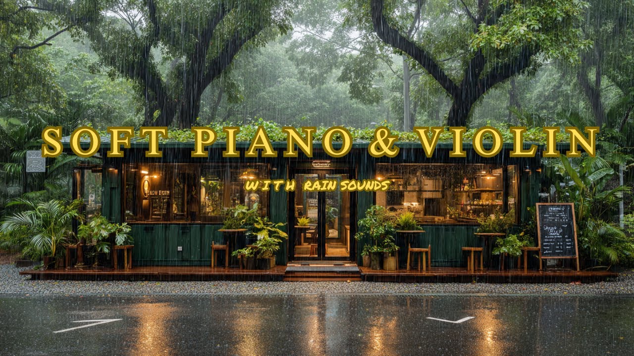 Best Rain & Soft Piano Plus Violin for Sleep