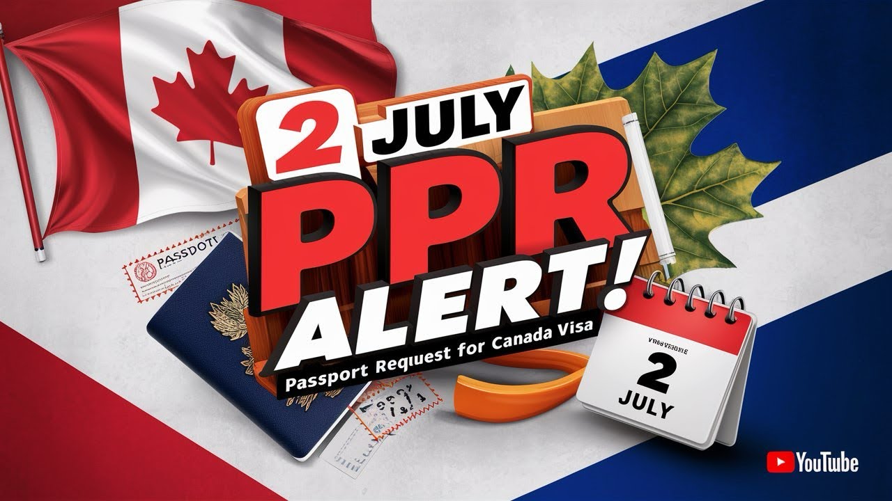 2 July ppr request timeline | Today's ppr request timeline canada | Latest Canada PPR