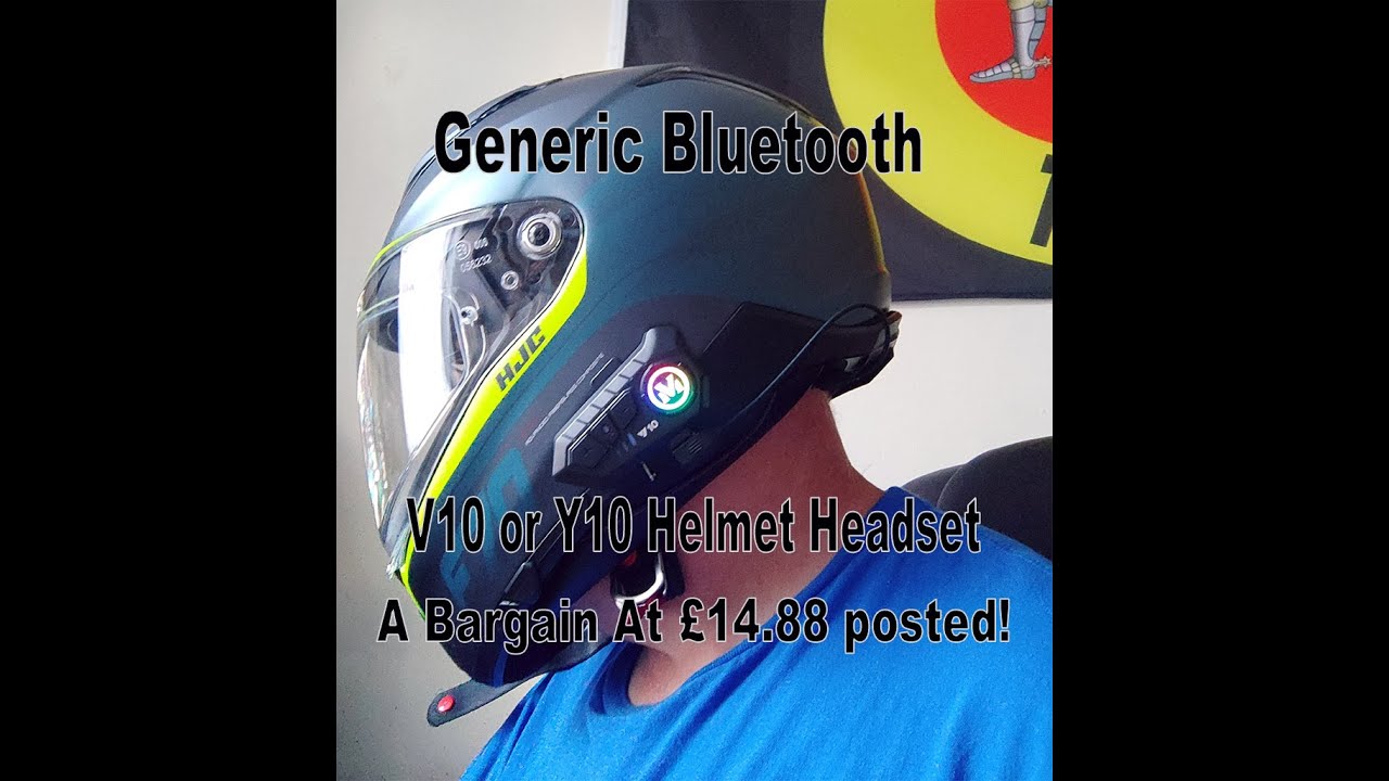V10 or Y10 Generic Bluetooth Helmet Earphones.