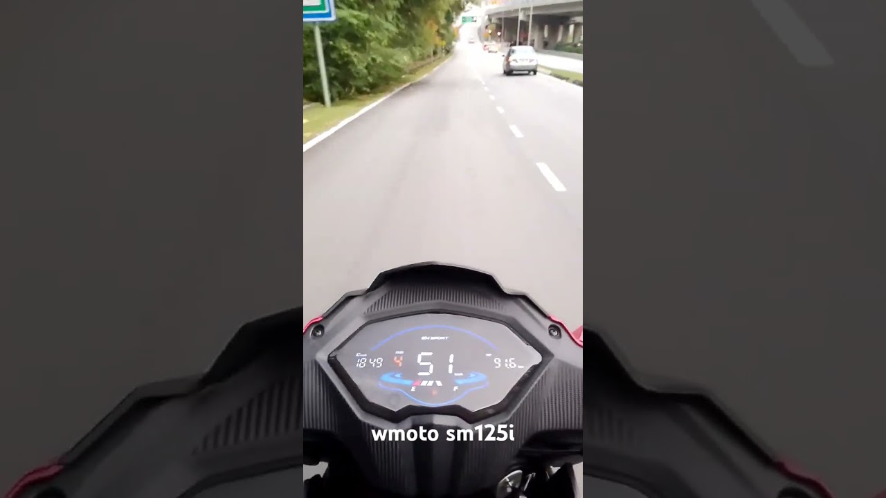 wmoto sm125i jalan2 petang