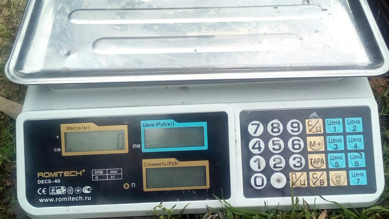 Весы торговые Romitech DECS-40.