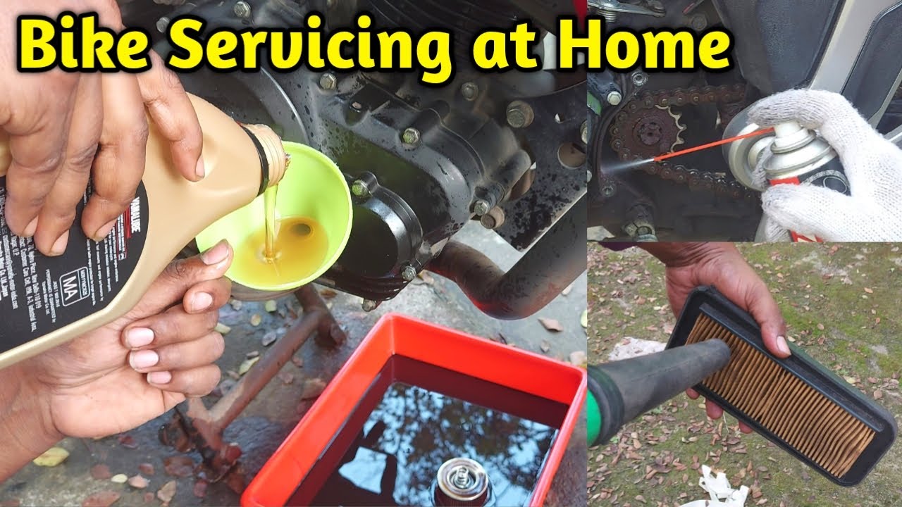 Bike Servicing at Home | DIY Bike Service | Yamaha FZ Bike Servicing at Home