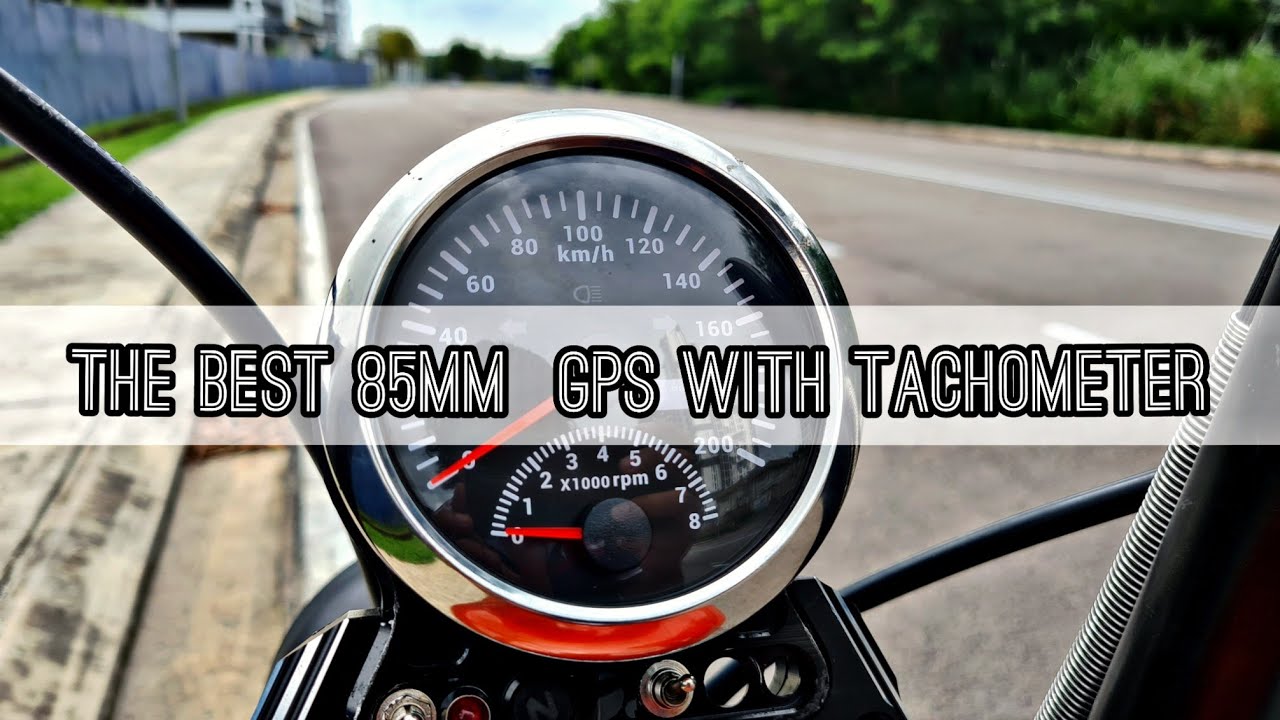Review | 85mm analog style Gps speedometer tachometer universal