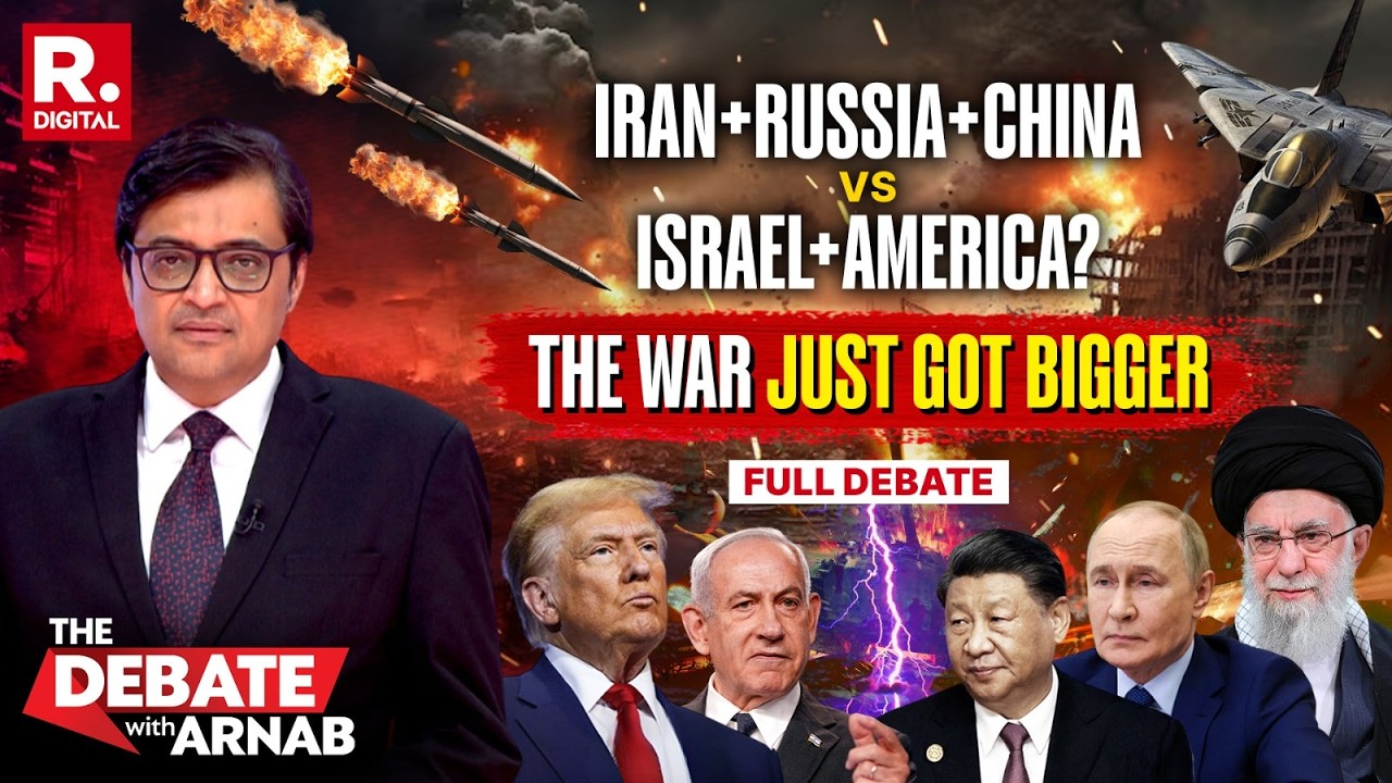 Debate With Arnab: Has China entered the War to back Iran Against US+Israel?