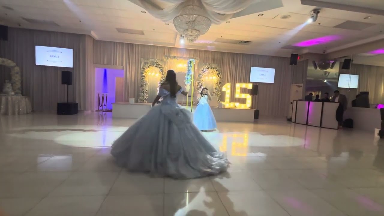 Quinceañera mirror dance, my sister and Annelise did so good💗