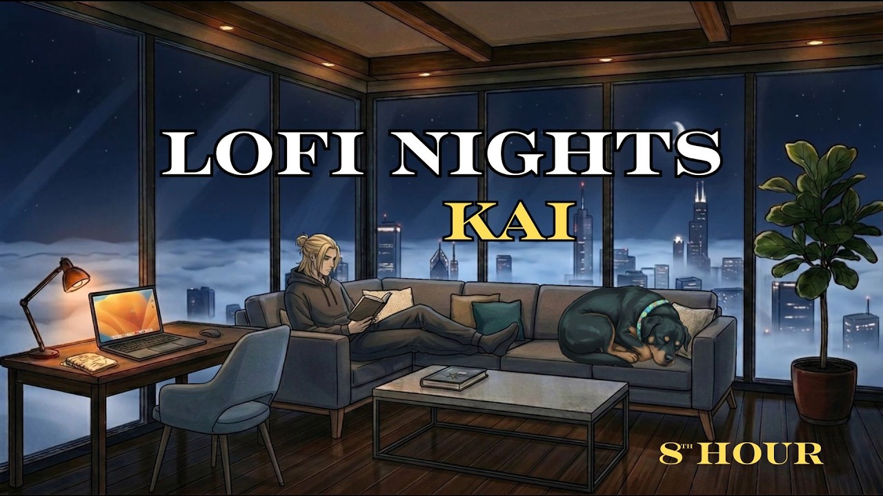 Lofi Nights with Kai 🌙 Above the Clouds | 8 Hours Lofi Hip Hop Beats for Study, Focus & Late Nights