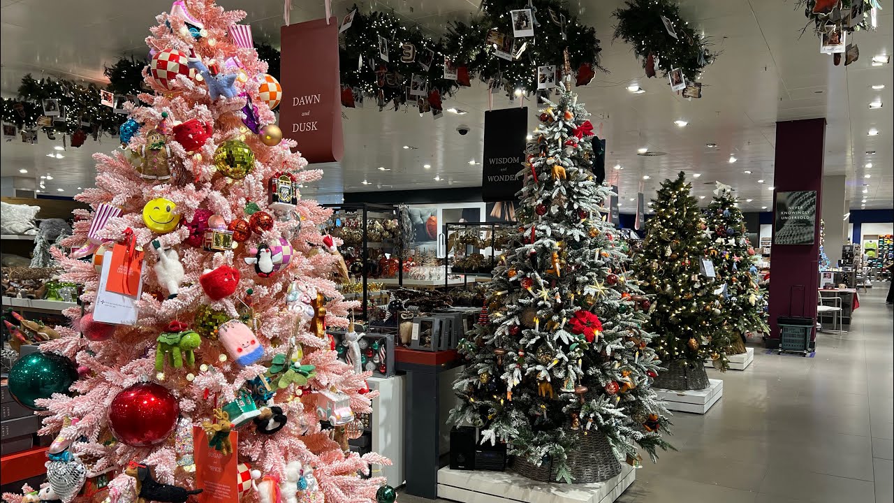 Christmas shopping in John Lewis