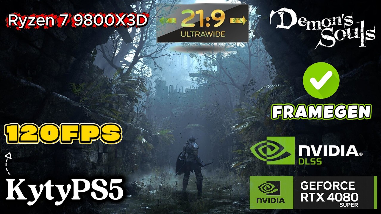 Demon's Souls Remake ~ KytyPS5 | 120FPS | DLSS & FG ~| 4K UltraWide 3440x1440p | RTX 4080 Super(16G)