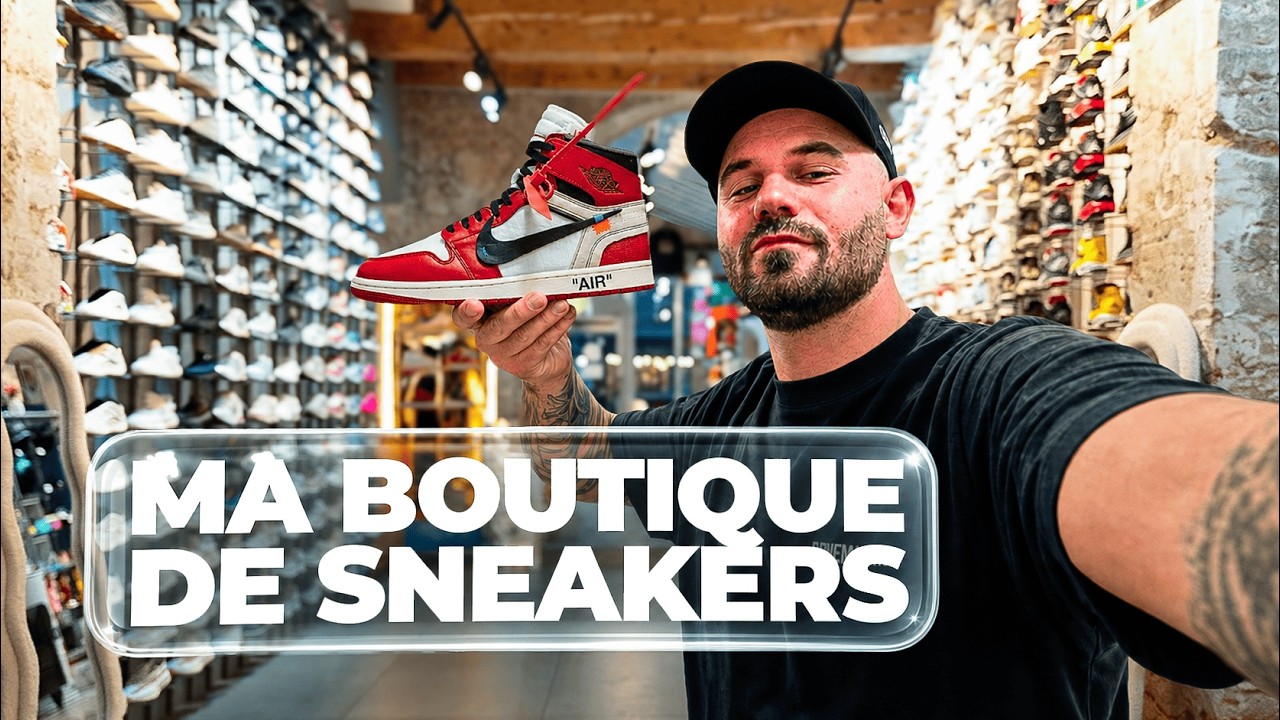 Visite de la plus grosse boutique de SNEAKERS d&rsquo;Europe !