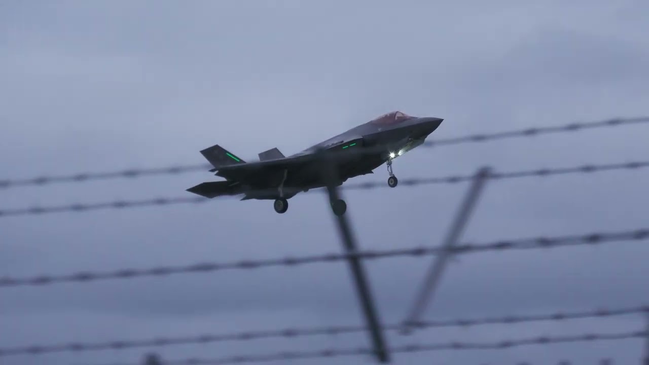 F-35A'S FROM HILL AIRFORCE BASE UTAH - ARRIVE @ LAKENHEATH
