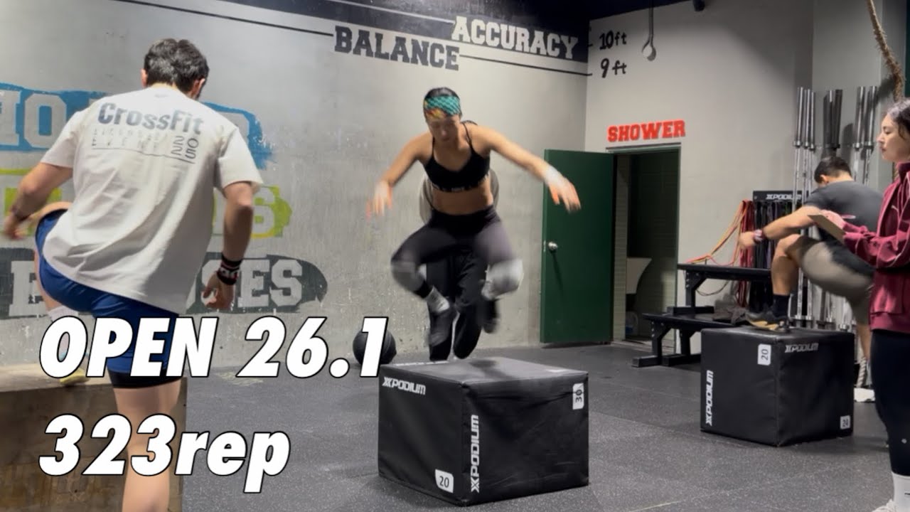crossfit OPEN 26.1 (323rep)