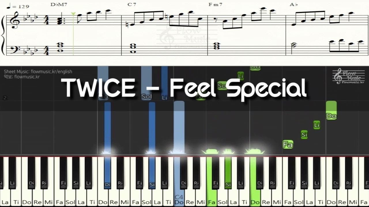TWICE - Feel Special 피아노악보(Piano Sheet Music) / Piano Cover 피아노 커버 / Chord(코드)