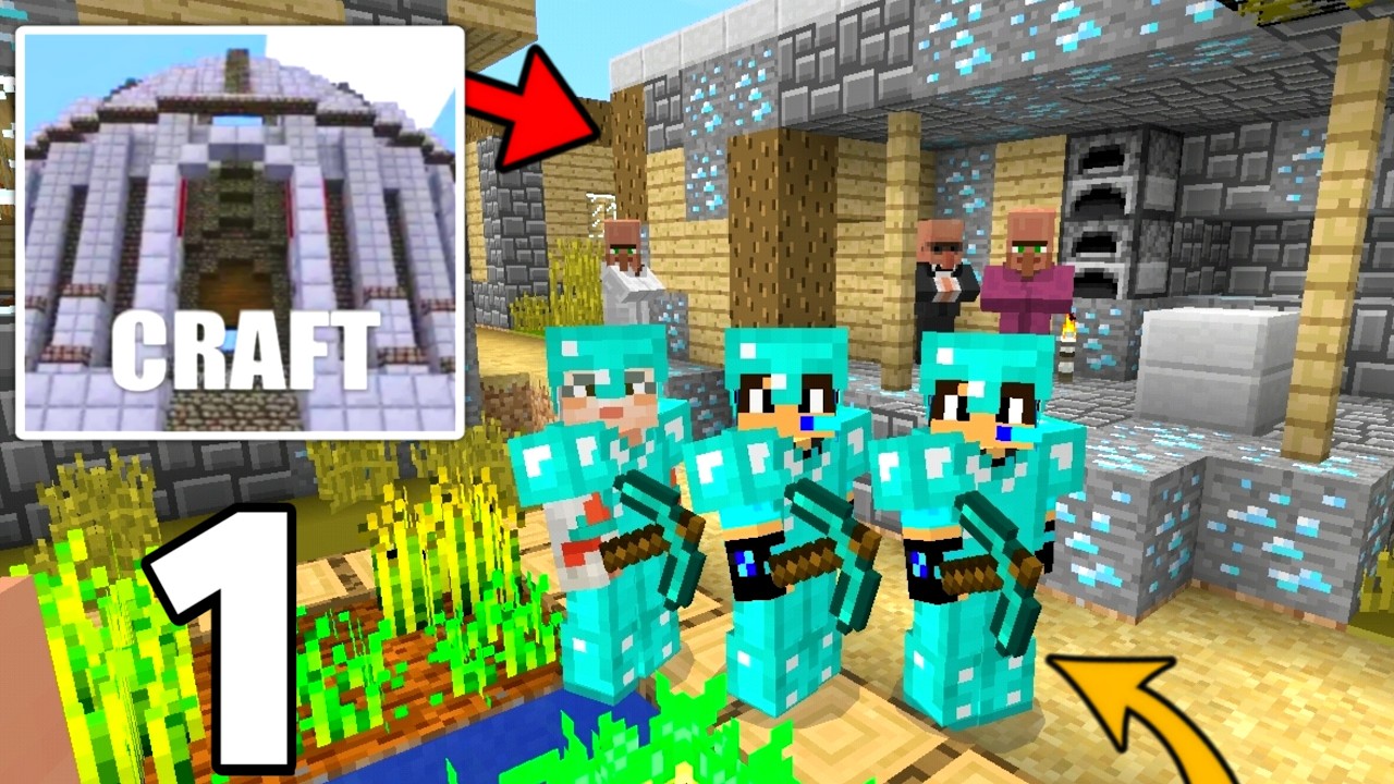 Minicraft multiplayer survival gameplay walkthrough episode 1 - how to find diamonds