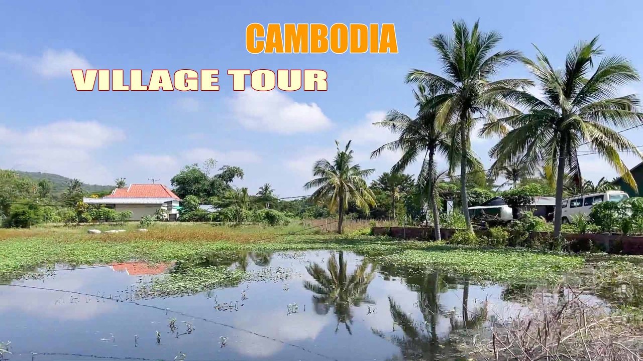 Exploring Village Roads: Roads Trip in Cambodia Countryside Remote Village [ Mr Lee Village Tour ]
