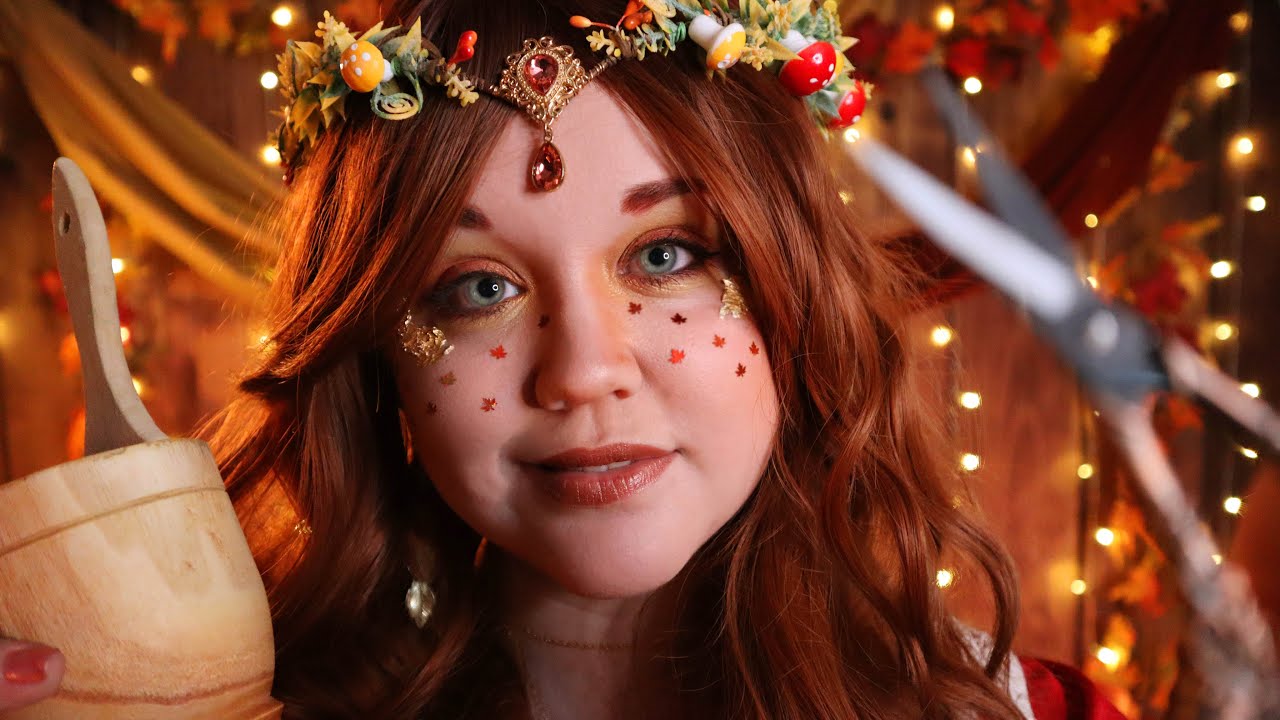 ASMR 🧚‍♀️ Magical Fairy Haircut and Color!✨ Personal Attention, Hair Play ASMR Roleplay