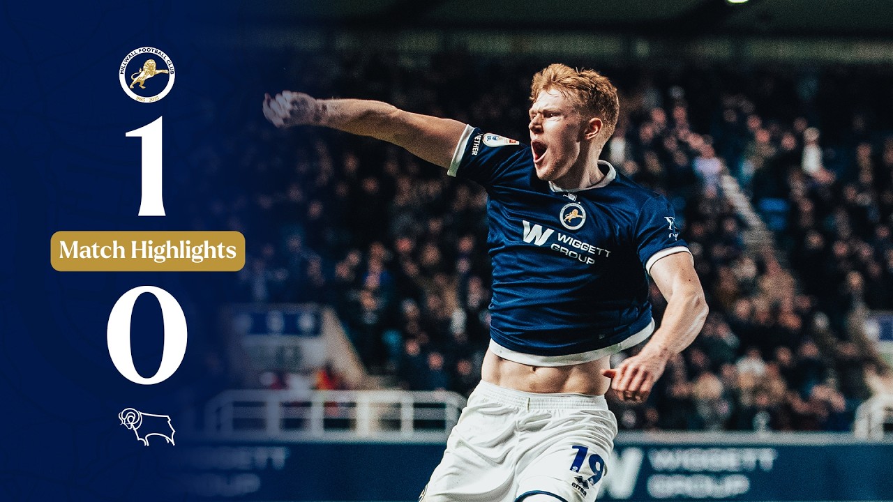 ⭐ Victory under the lights | Millwall 1-0 Derby County | Highlights