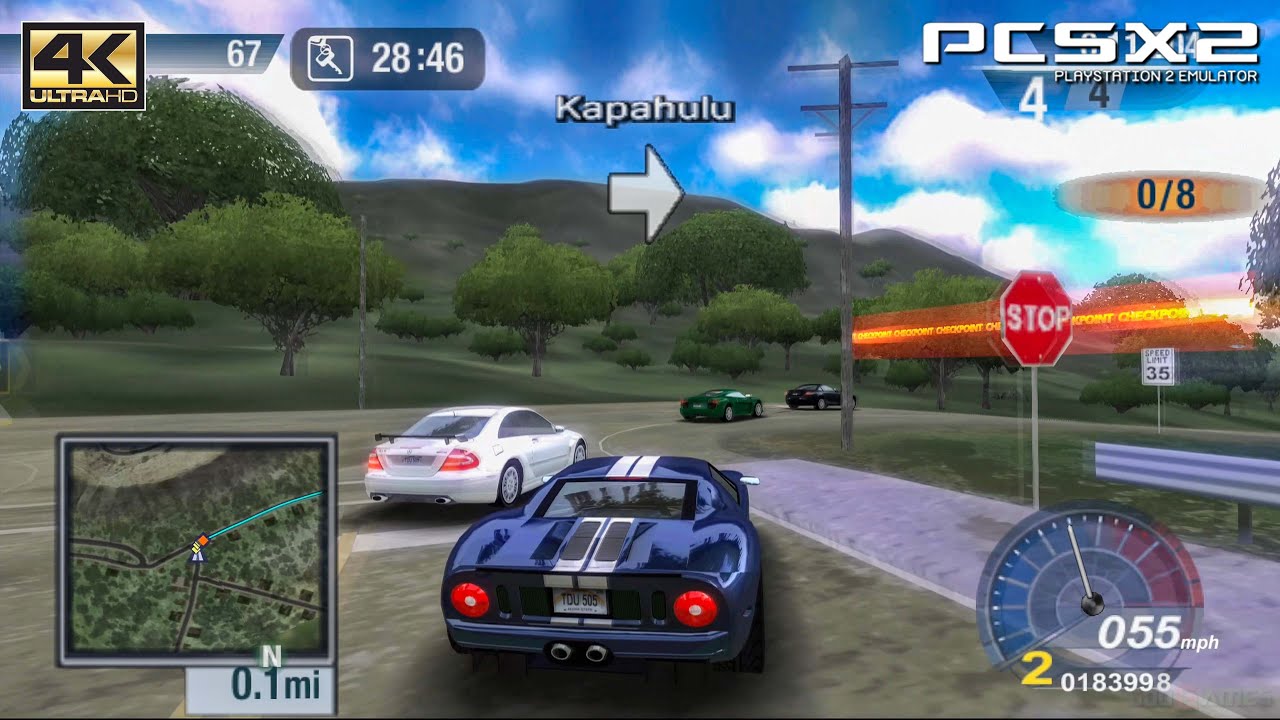 Test Drive Unlimited - PS2 Gameplay UHD 4k 2160p (PCSX2)