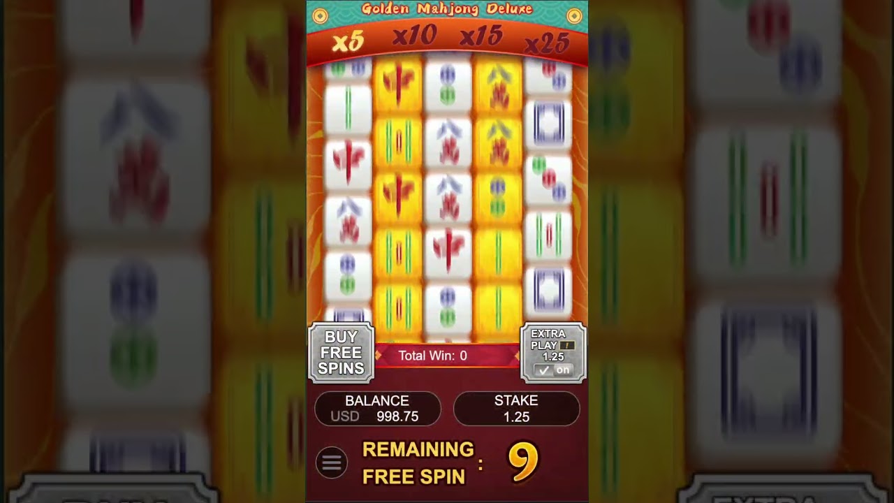 【Godzi Slot】GOLDEN MAHJONG DELUXE 30's