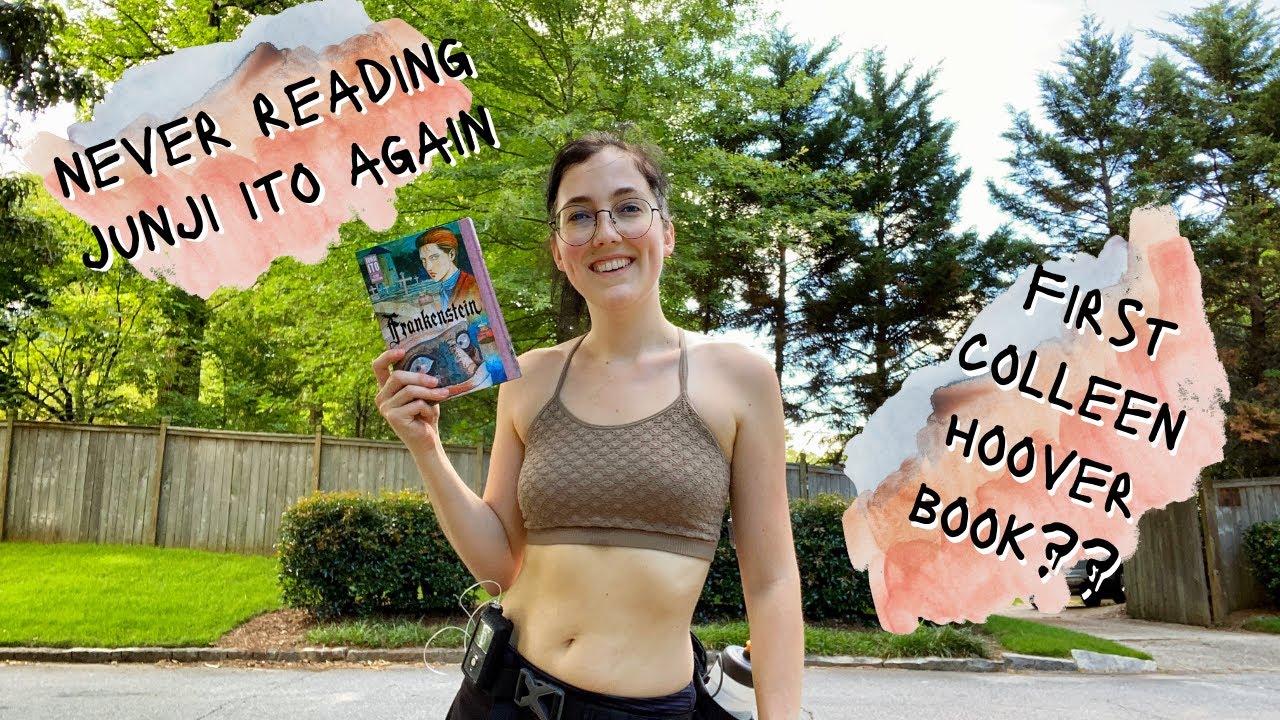 SUMMERWEEN Vlog #1🕷 3 books in 2 days & a reoccurring spider