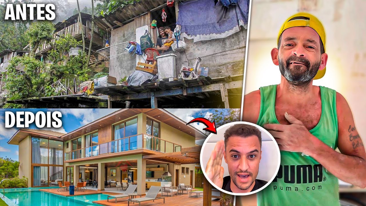 OLHA COMO ESTÁ FICANDO A CASA QUE DEI PARA FAMÍLIA DA FEVELA😱 ‹ Wesley Alemão ›