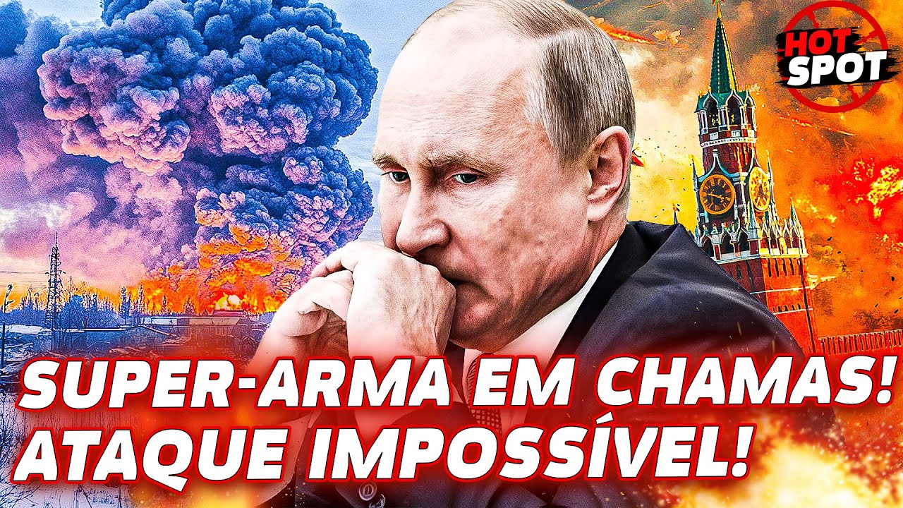 🔥Ataque impossível!Ucrânia ACERTA coração militar russo! Super-arma de PUTIN em chamas!|Ponto Quente